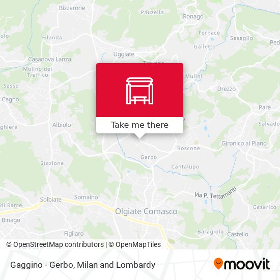 Gaggino - Gerbo map