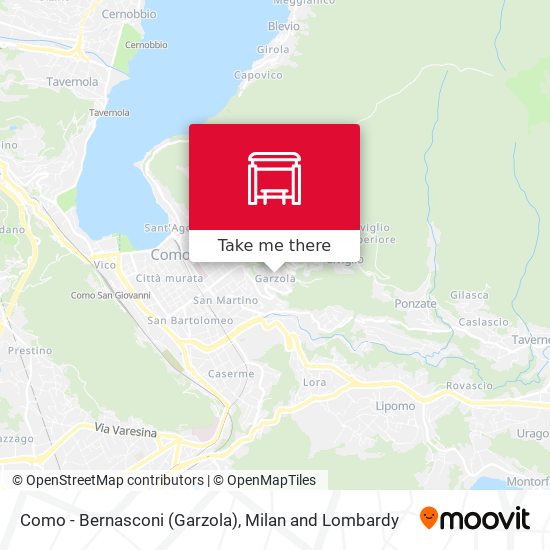 Como - Bernasconi (Garzola) map
