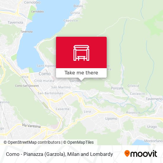 Como - Pianazza (Garzola) map