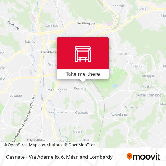 Casnate - Via Adamello, 6 map