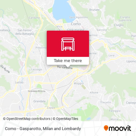 Como - Gasparotto map
