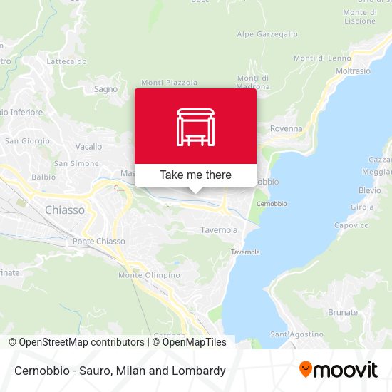 Cernobbio - Sauro map