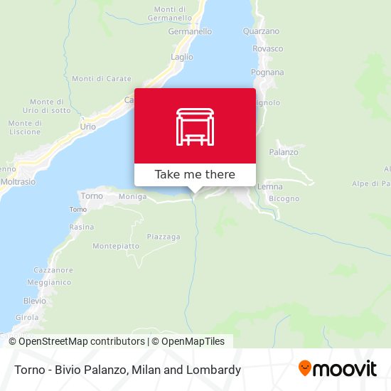 Torno - Bivio Palanzo map