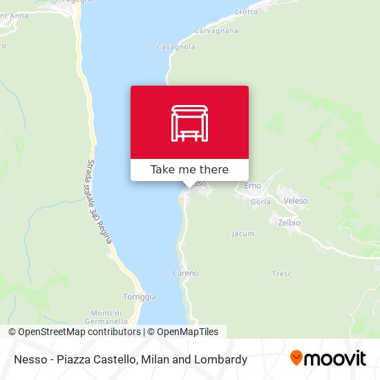 Nesso - Piazza Castello map