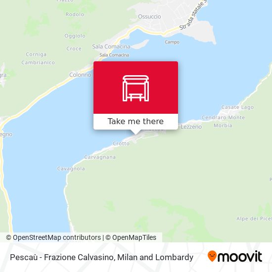 Pescaù - Frazione Calvasino map