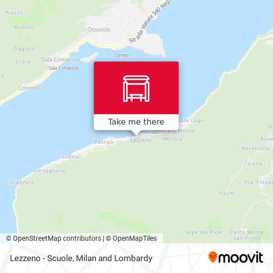 Lezzeno - Scuole map