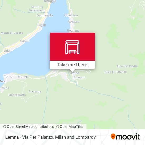 Lemna - Via Per Palanzo map