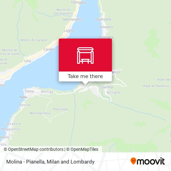 Molina - Pianella map