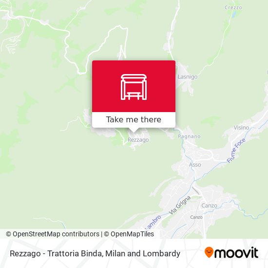 Rezzago - Trattoria Binda map