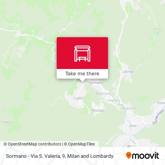 Sormano - Via S. Valeria, 9 map