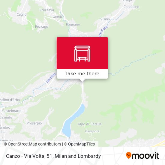 Canzo - Via Volta, 51 map