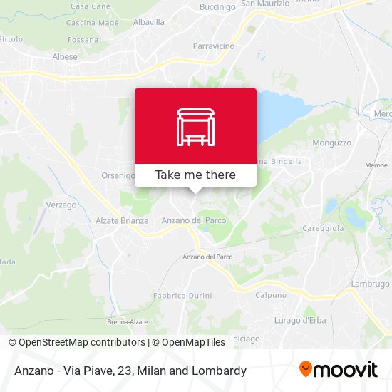 Anzano - Via Piave, 23 map