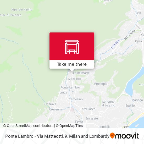 Ponte Lambro - Via Matteotti, 9 map