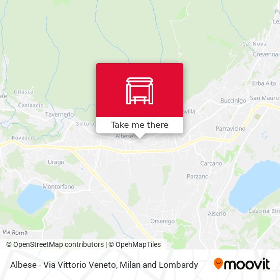 Albese - Via Vittorio Veneto map