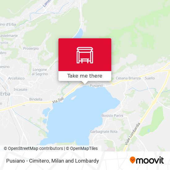 Pusiano - Cimitero map