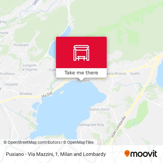 Pusiano - Via Mazzini, 1 map