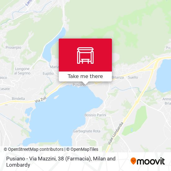 Pusiano - Via Mazzini, 38 (Farmacia) map
