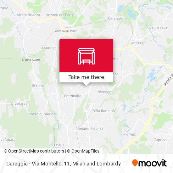 Careggia - Via Montello, 11 map