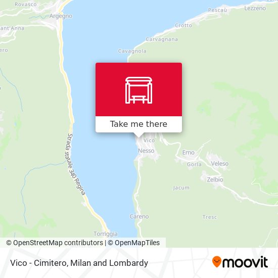 Vico - Cimitero map