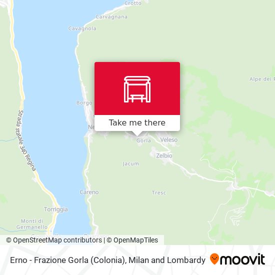 Erno - Frazione Gorla (Colonia) map
