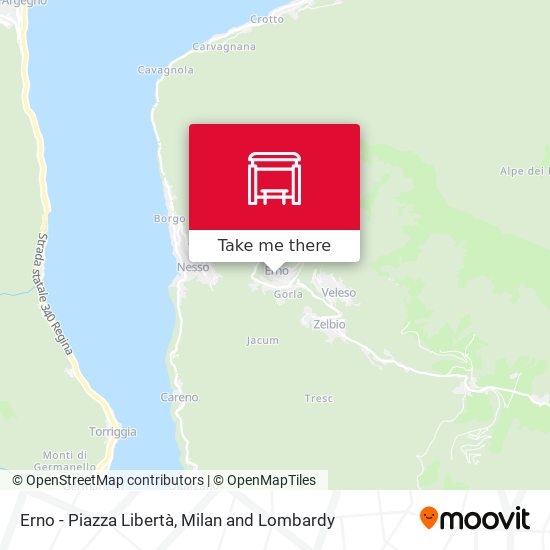 Erno - Piazza Libertà map