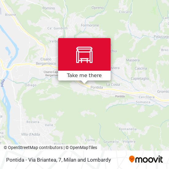 Pontida - Via Briantea, 7 map