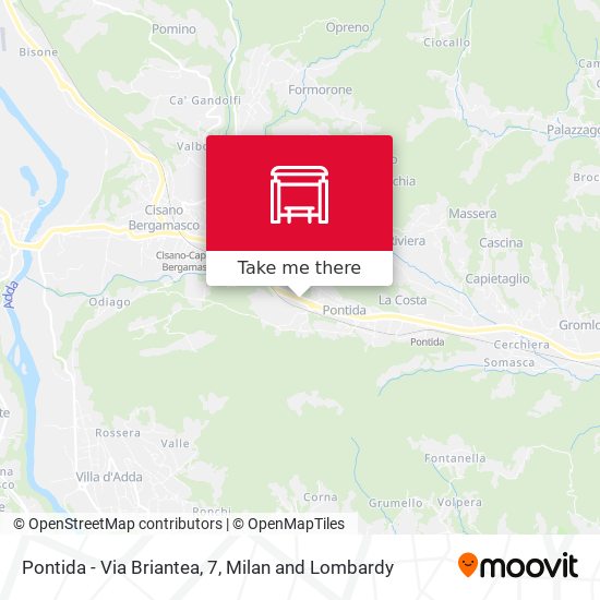 Pontida - Via Briantea, 7 map