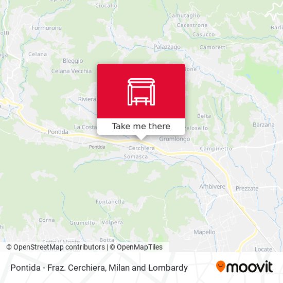 Pontida - Fraz. Cerchiera map