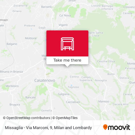 Missaglia - Via Marconi, 9 map