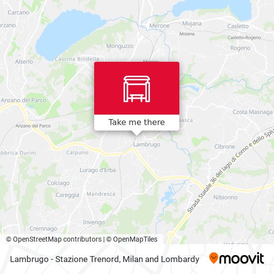 Lambrugo - Stazione Trenord map