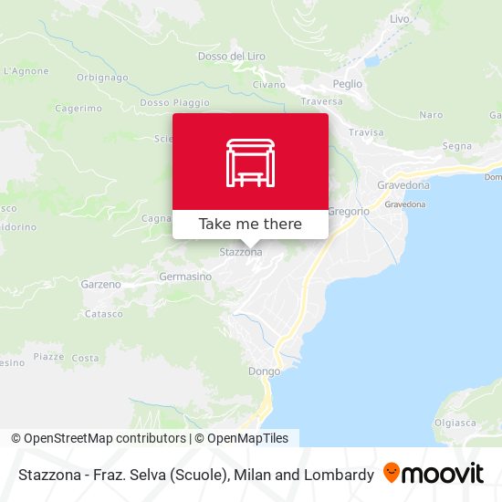 Stazzona - Fraz. Selva (Scuole) map
