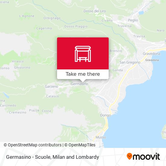 Germasino - Scuole map