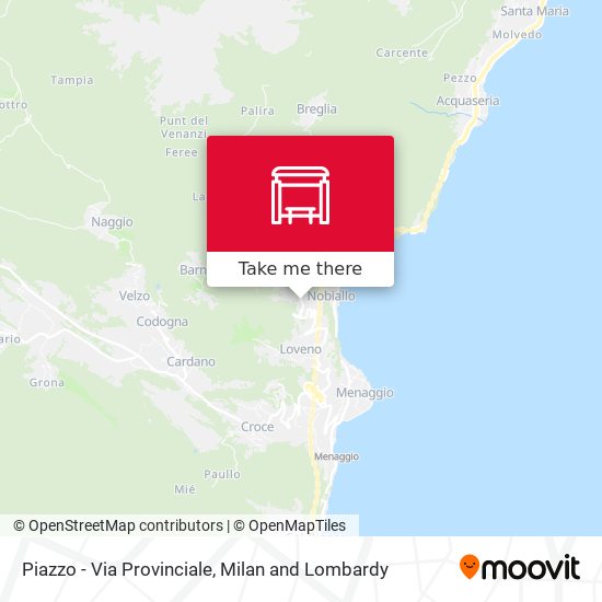 Piazzo - Via Provinciale map