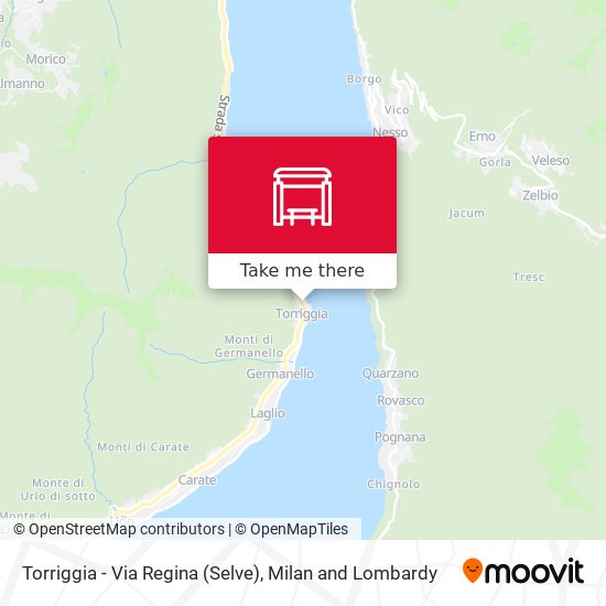 Torriggia - Via Regina (Selve) map