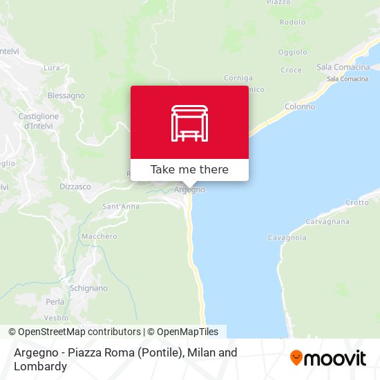 Argegno - Piazza Roma (Pontile) map