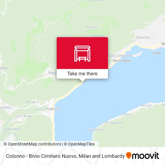 Colonno - Bivio Cimitero Nuovo map