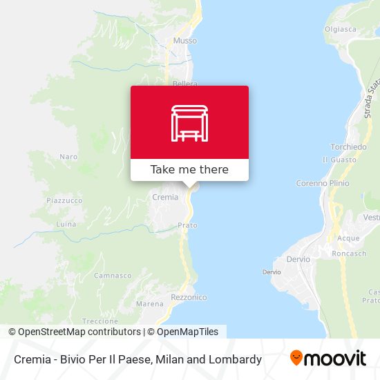 Cremia - Bivio Per Il Paese map