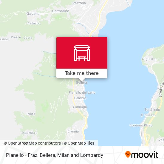 Pianello - Fraz. Bellera map