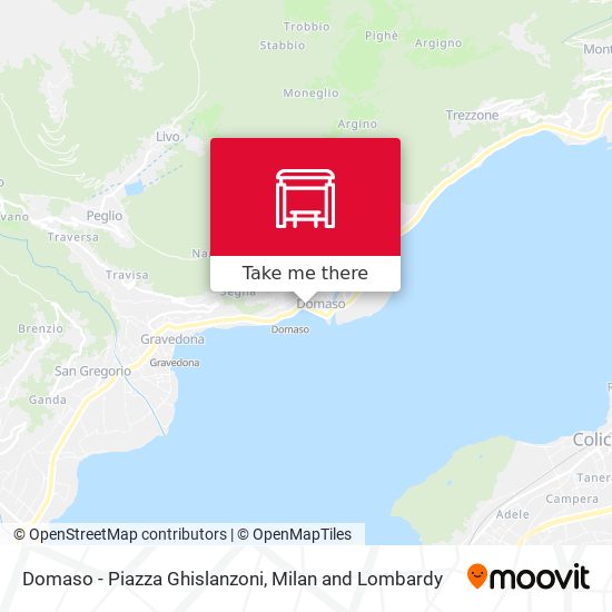 Domaso - Piazza Ghislanzoni map