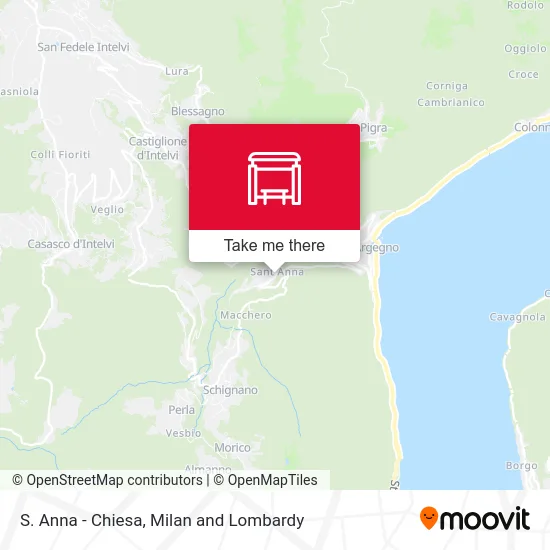 St. Anna - Church map