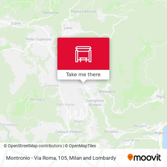Montronio - Via Roma, 105 map