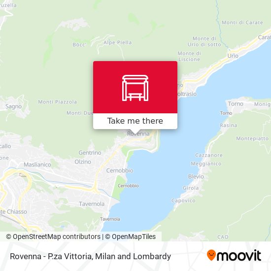 Rovenna - P.za Vittoria map