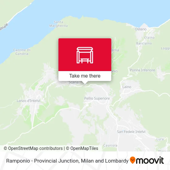 Ramponio - Provincial Junction map