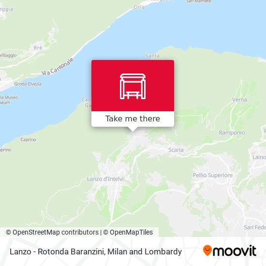 Lanzo - Rotonda Baranzini map