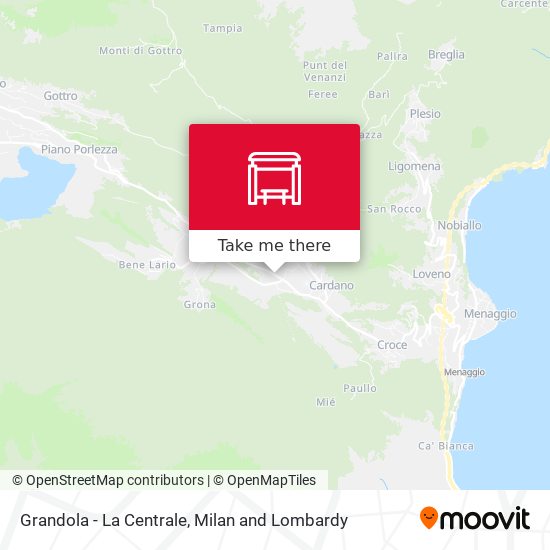 Grandola - La Centrale map