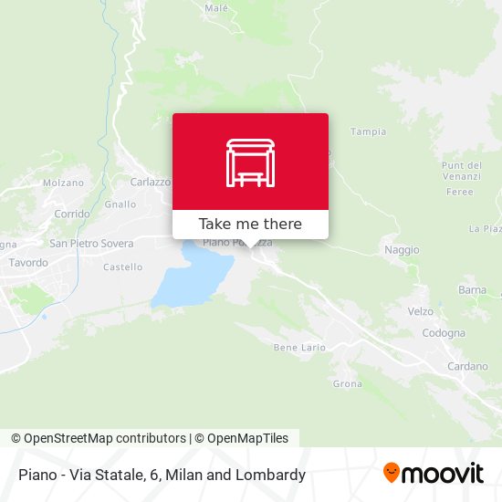 Piano - Via Statale, 6 map