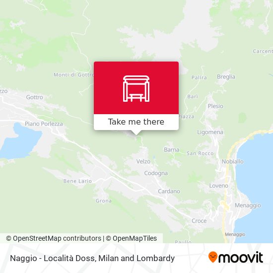Naggio - Località Doss map
