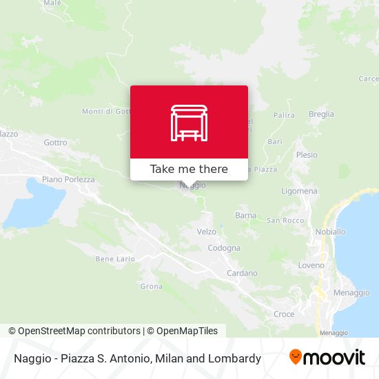 Naggio - Piazza S. Antonio map