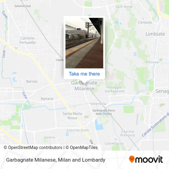 Garbagnate Milanese map