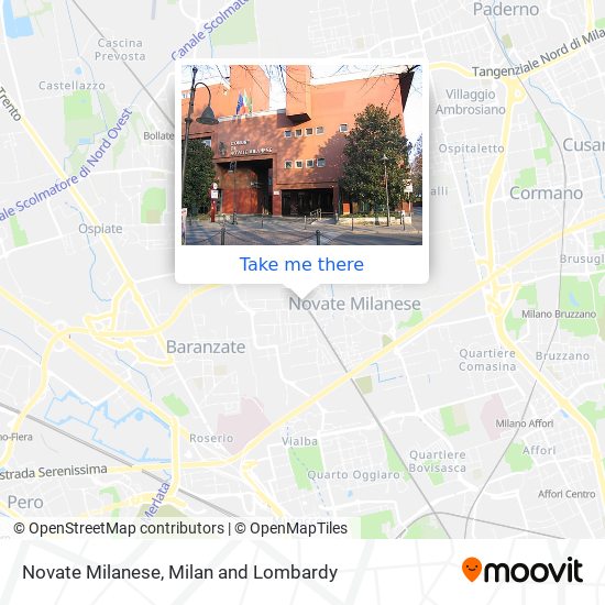 Novate Milanese map